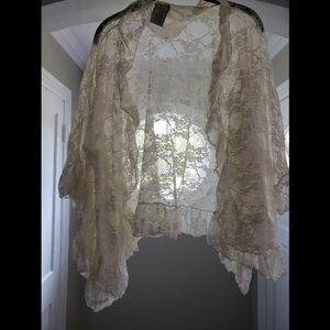 Free People Lace Shawl